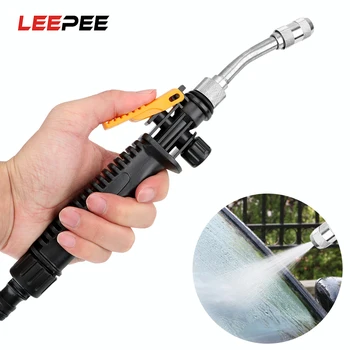 

LEEPEE High Pressure Power Water Gun Watering Spray Sprinkler Atomizing Gun Water Jet Garden Washer Hose Wand Nozzle Spray