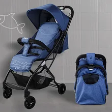 

Children's Portable Baby Can Sit and Lie In The Baby Pocket Car, and Push The Hand To Push and Fold baby car seat