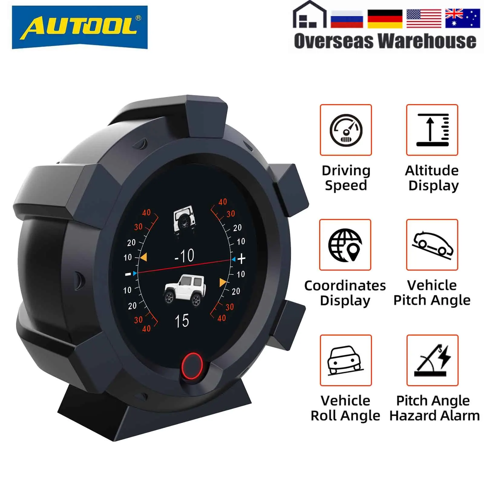 MRCARTOOL M50 Off Road GPS Smart Neigungsmesser Auto Digital Display Tilt  Pitch Winkel inclinometro Auto HUD Intelligente Hang Meter - AliExpress