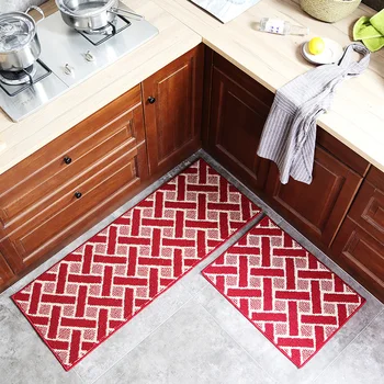 

45*60 45*120 Cm Kitchen Rugs Set Loop Pile Floor Mat Long Kitchen Bathroom Carpet Dust-proof Entry Doormat Bedside Tatami Mat