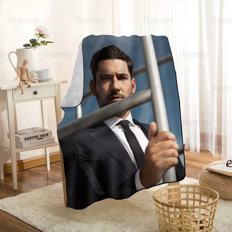 

New Arrival Lucifer Tom Ellis Blankets Printing Soft Blanket Throw On Home/Sofa/Bedding Portable Adult Travel Cover Blanket 0508