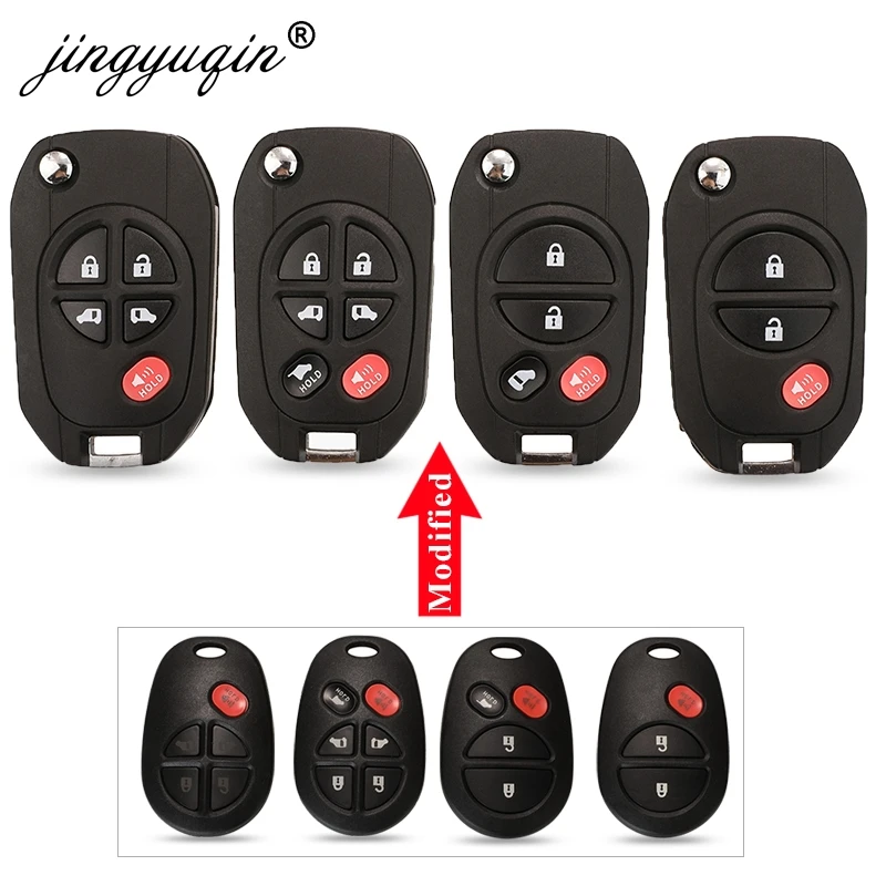 Jingyuqin-Shell-chiave-remota-a-vibrazione-aggiornata-per-Toyota-Highlander-Sequoia-Sienna-Tacoma-portachiavi-modificato-Fob.jpg Keyforkess Shell chiave remota a vibrazione aggiornata per Toyota Highlander Sequoia Sienna Tacoma portachiavi modificato Fob 3/4/5/6 BTN sostituisci - Jingyuqin Shell chiave remota a vibrazione aggiornata per Toyota Highlander Sequoia Sienna Tacoma portachiavi modificato Fob