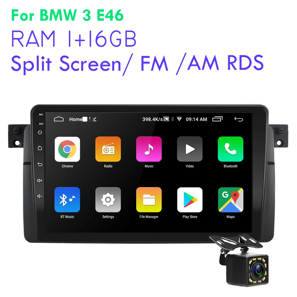 Автомобильный мультимедийный плеер для 1998 2006 BM W 3 серии M3 E46 316i 318i android GPS радио