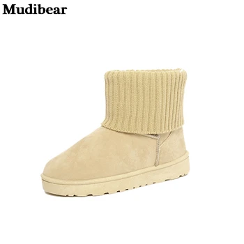 

Winter Women's Warm female Boots Women Snow Boots Non-slip Multi-color Optional Woman Sock Ankle Boots Fashion 2019 Brand