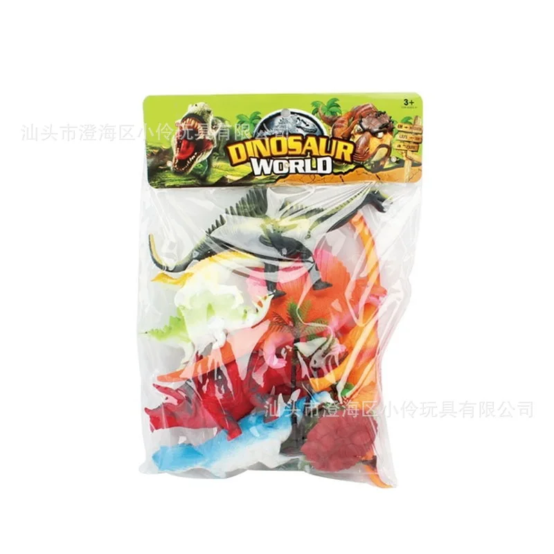 

Children Dinosaur Toy Model Model Static Dinosaur World Wild Animal Set Boy Educational Toy