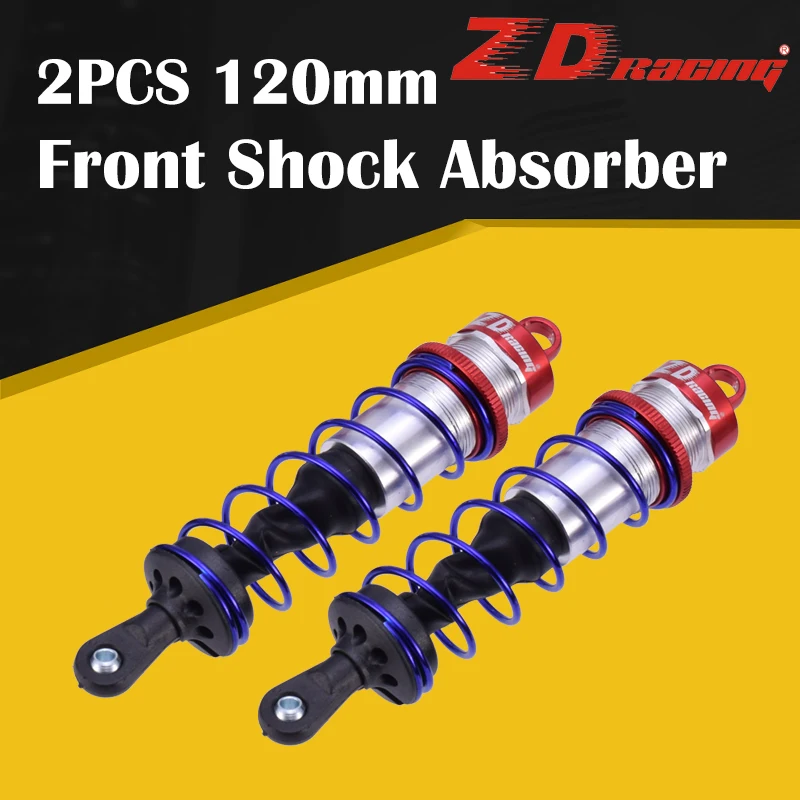 2Pcs Zd Corsa 120/143 Millimetri Anteriore/Posteriore Ammortizzatore Ammortizzatore Sospensione Per 1/8 Jlb Hsp Hpi Redcat Hobao Rc Car Truck Buggy Tr