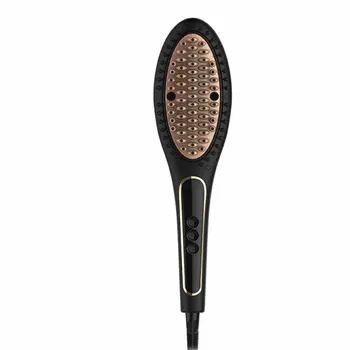 

Fashion 110-220V Ions Comb Ionic Steam Iron Hair Straightener Straightening Iron Brush Perfect Styler LED Display
