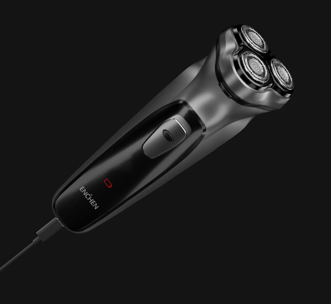 XIAOMI для лица бритва Enchen BlackStone 3D электробритва, мужские моющиеся type-C USB Перезаряжаемый станок для бритья бороды