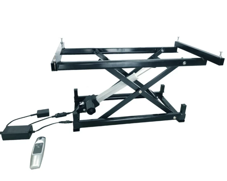370mm Smart Home Accessories Wired Wireless Electric Lift Coffee Table Dining Table Hardware Folding Iron Frame 168mm