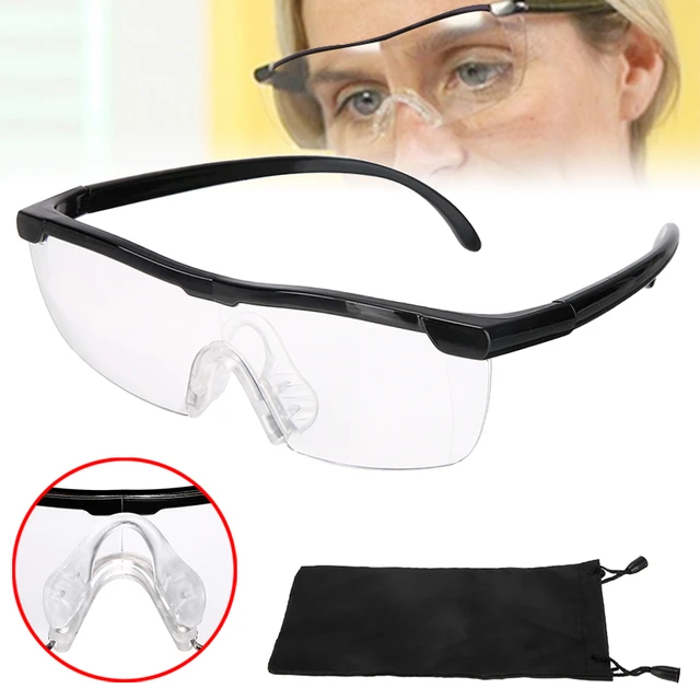 1.8x Magnifying Glasses PC Reading Glasses 200% Magnification Lenses  Portable Magnifier Eyewear Parents Gift - AliExpress