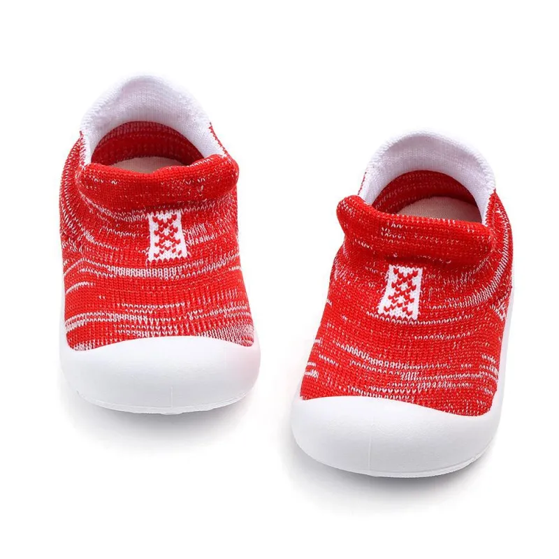 WEIXINBUY/Летняя обувь для маленьких мальчиков и девочек; нескользящие Дизайнерские кроссовки; мягкая обувь для малышей