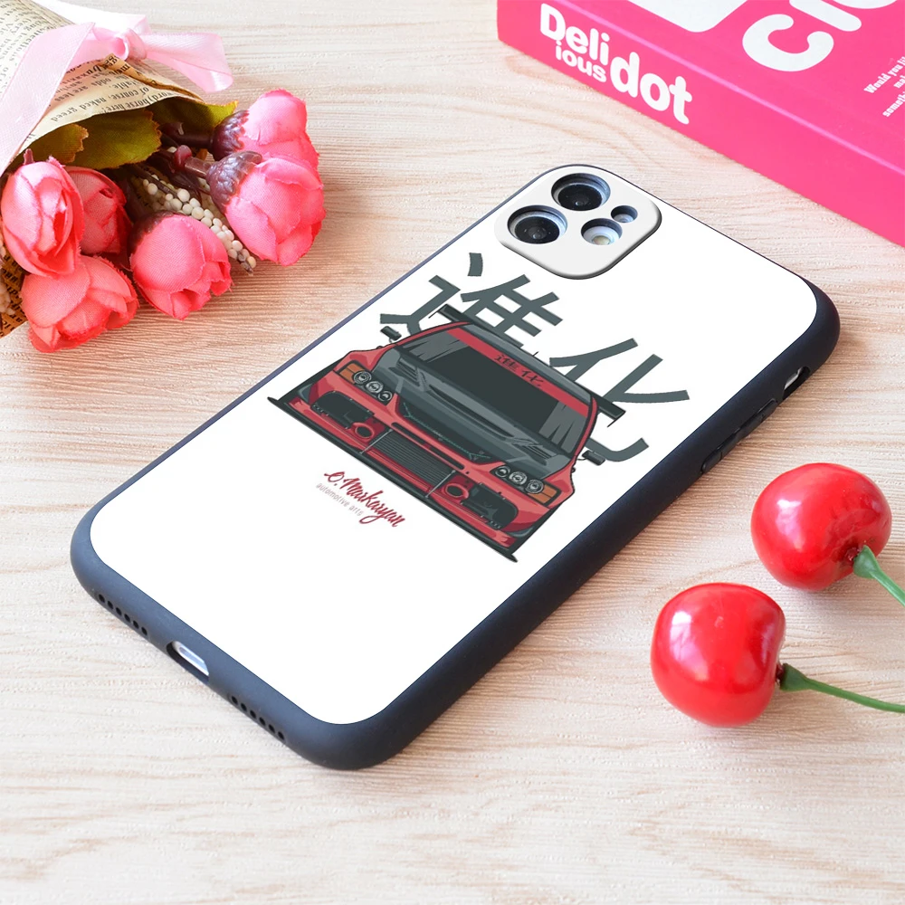 iphone 8 case For iPhone Lancer Evo Ix Red Print Soft Matt Apple iPhone Case iphone 7 cover