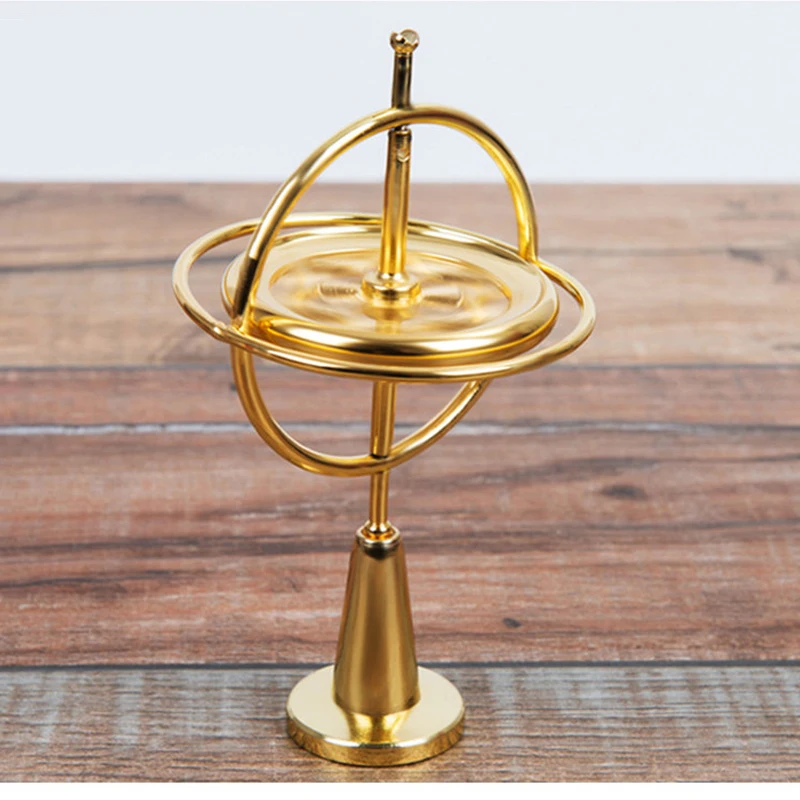

Brain Training Early Education Science Gyroscope Gyro Creative Scientific Educational Metal Finger Pressure Relieve Classic Toy