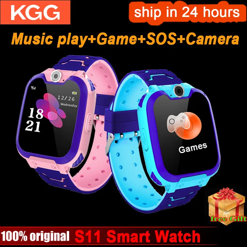 S11 Music Smart Watch Children Camera Phone Child Color Touch Screen SOS Baby Play Game | Электроника