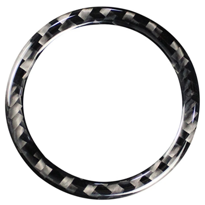 

For LEXUS IS250C 300 350C Accessories Car Engine Start Stop Ignition Key Ring Stickers Carbon Fiber Circle Trim 2006-2012 Stylin