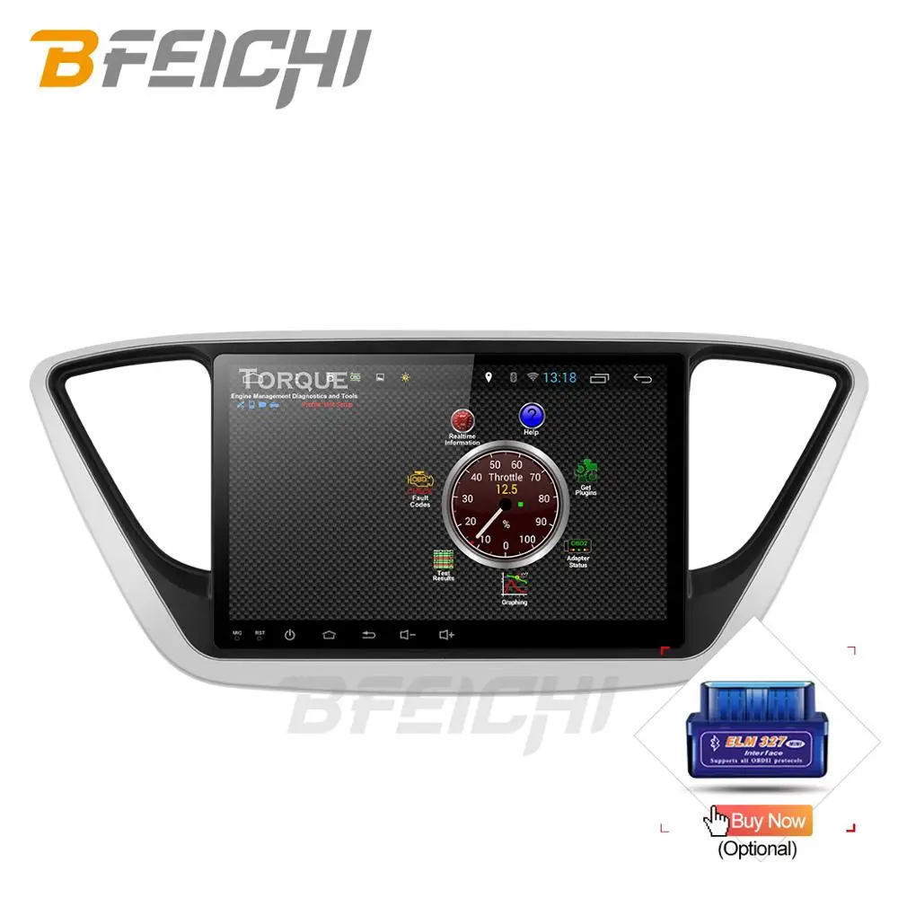 Автомобильный DVD gps для hyundai Verna Solaris PX30 " Android 9,0 автомобильный ПК головное устройство 1024*600 Автомобильная Радио Навигация