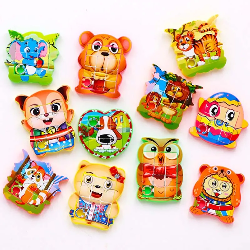 

24Pcs Kawaii Cartoon Mini Puzzle Toy Kids Happy Birthday Party Favor Souvenirs Baby Shower Return Gift Present Party Favors