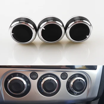

3 pcs/Lot Car Air Conditioning Turning Switch Knob Cover AC Control Knob For FORD FOCUS 2 MK2 Focus 3 MK3 2005-2017 Mondeo C-MAX