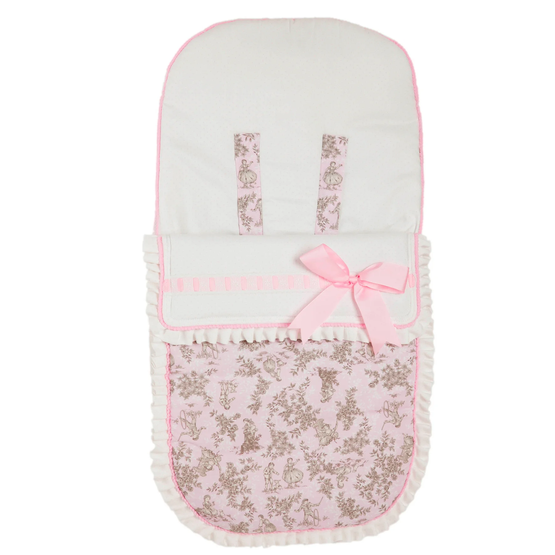 Sacco Auto Baby Ride Per Bugaboo Pink Toile Giostre