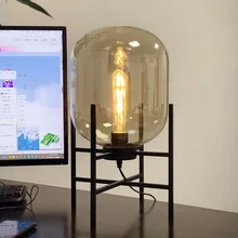 Постмодерн, промышленный скандинавский стиль, для гостиной, спальни, четыре фута, для примера, стеклянная рамка, лампа, торшер