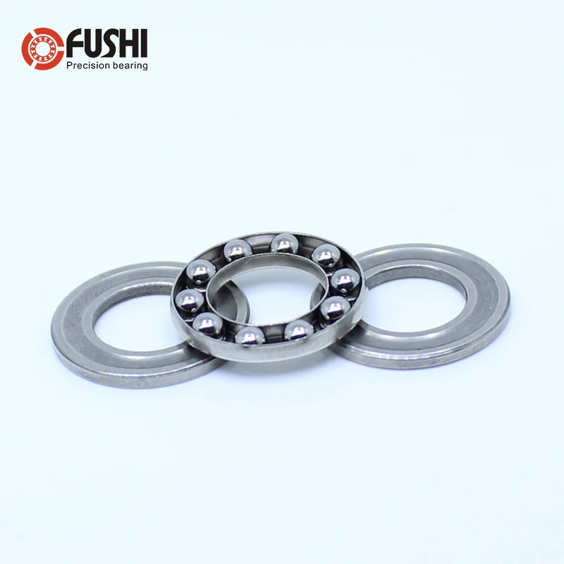 Miniature Ball Bearings Bicycle Ball Bearing F6-12M F7-15M F8-14M F8-16M F10-18M (6PC) Stainless Steel Cage Axial Ball Thrust Bearings 6*12*4.5*7*15*5*8*14*4*16*10*18*5.5 mm