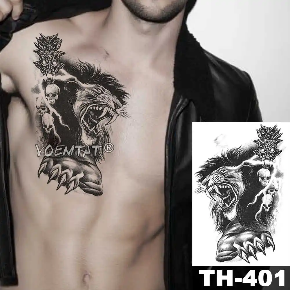 21-TH401 Praying Spades Arm Temporary Tattoo Sticker Gun Rose Flower Waterproof Tatto Virgin Mary Body Art Fake Tatoo Men Women - Цвет: 21-TH401
