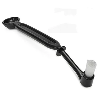 

2 in 1 Coffee Machine Grouphead Cleaning Brush Spoon Angled Detergent Scoop