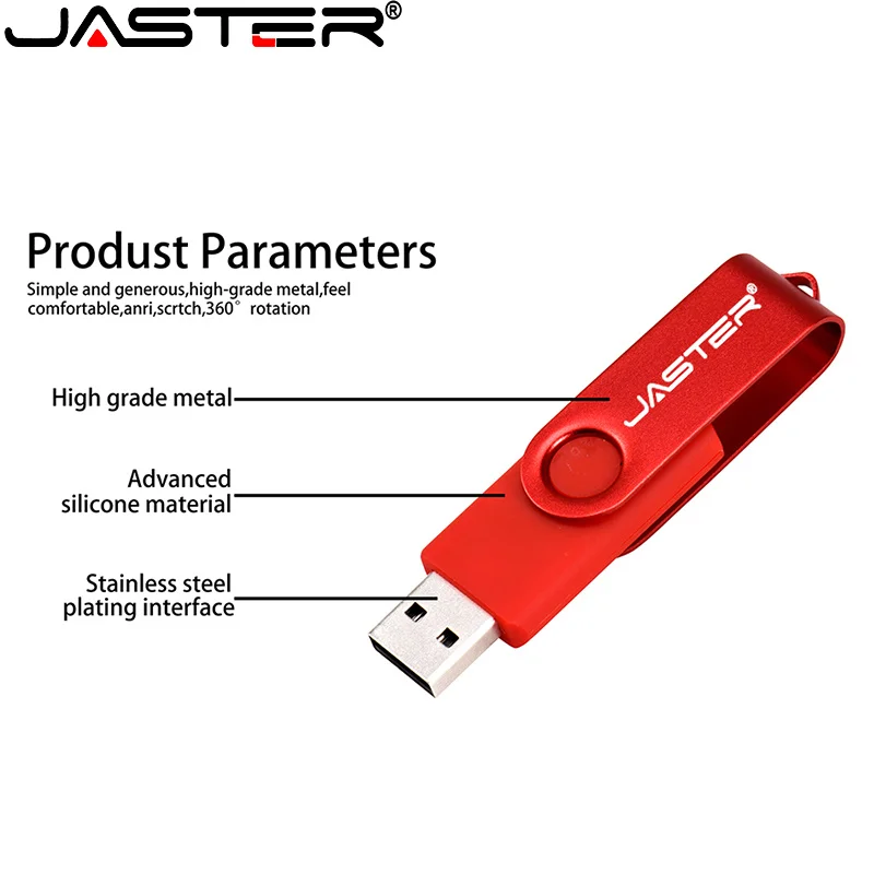 USB-флеш-накопитель JASTER с брелоком 128/64/32/16/4/8 ГБ 2 0 |
