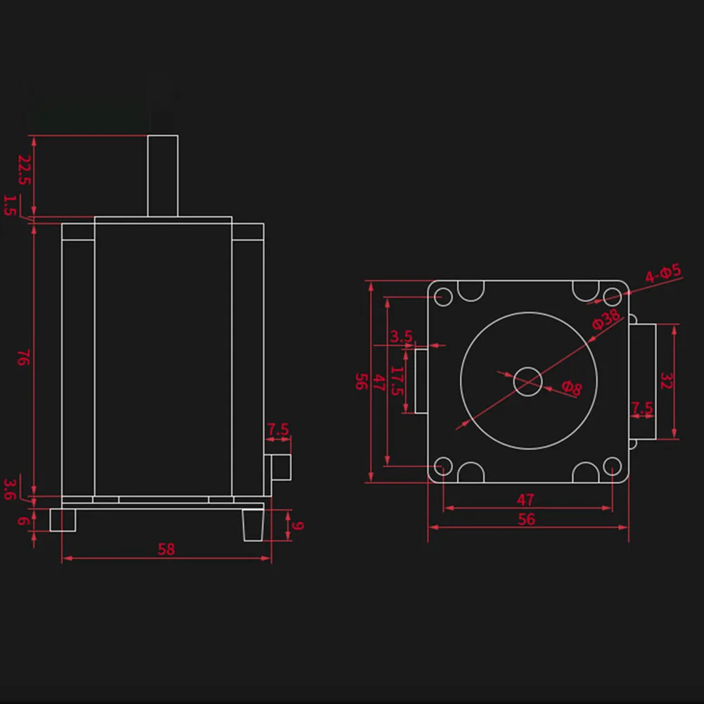 3D Printer Accessories Controller Display Loop Motor Set MKS SERVO57A Office Closed Low Noise Prevents Losing Steps Developed