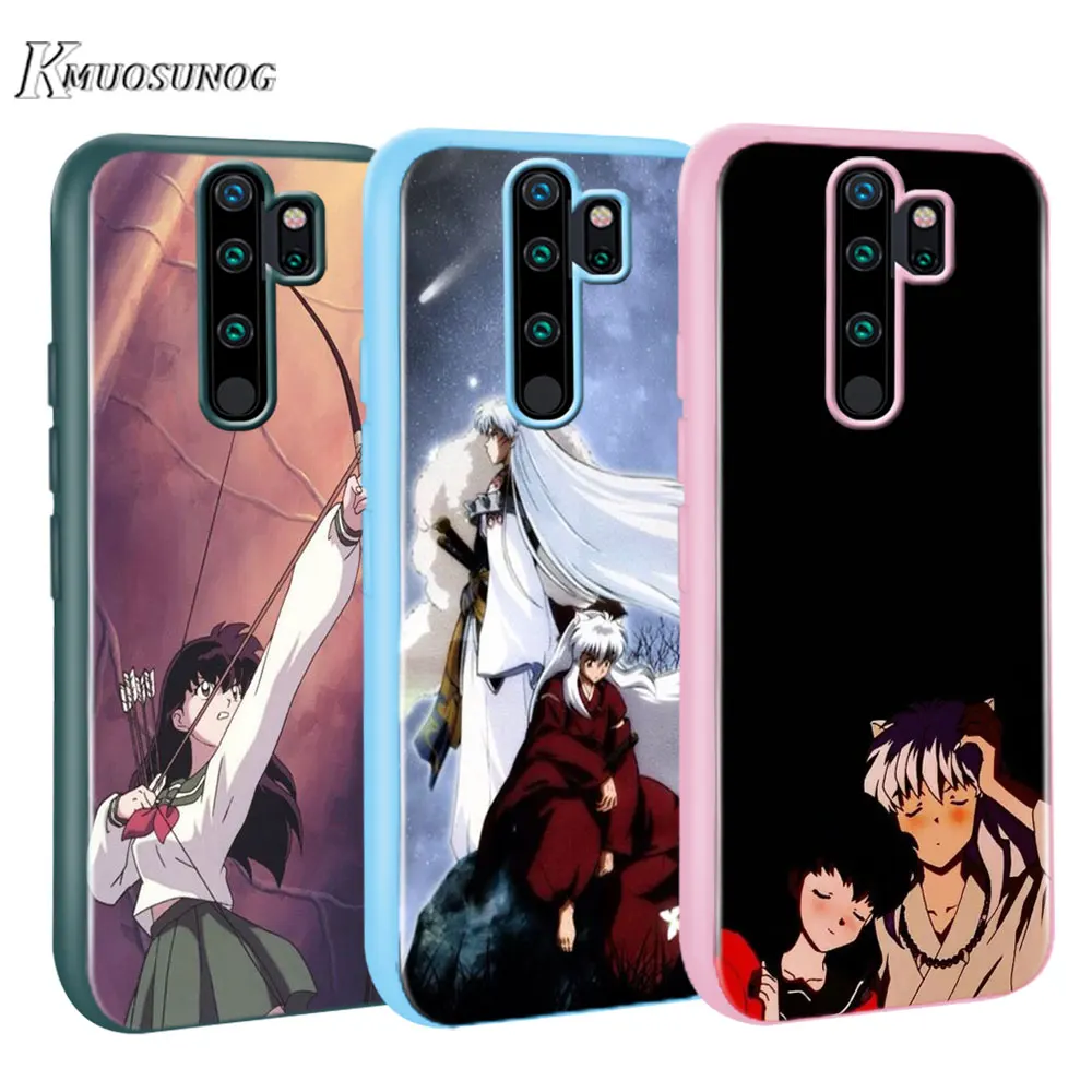 

for Xiaomi Redmi Note 8T 8 7 6 Pro Baseus Candy Color Cover Japan Anime Inuyasha for Redmi Note 5 Pro 5A 4 4X Case