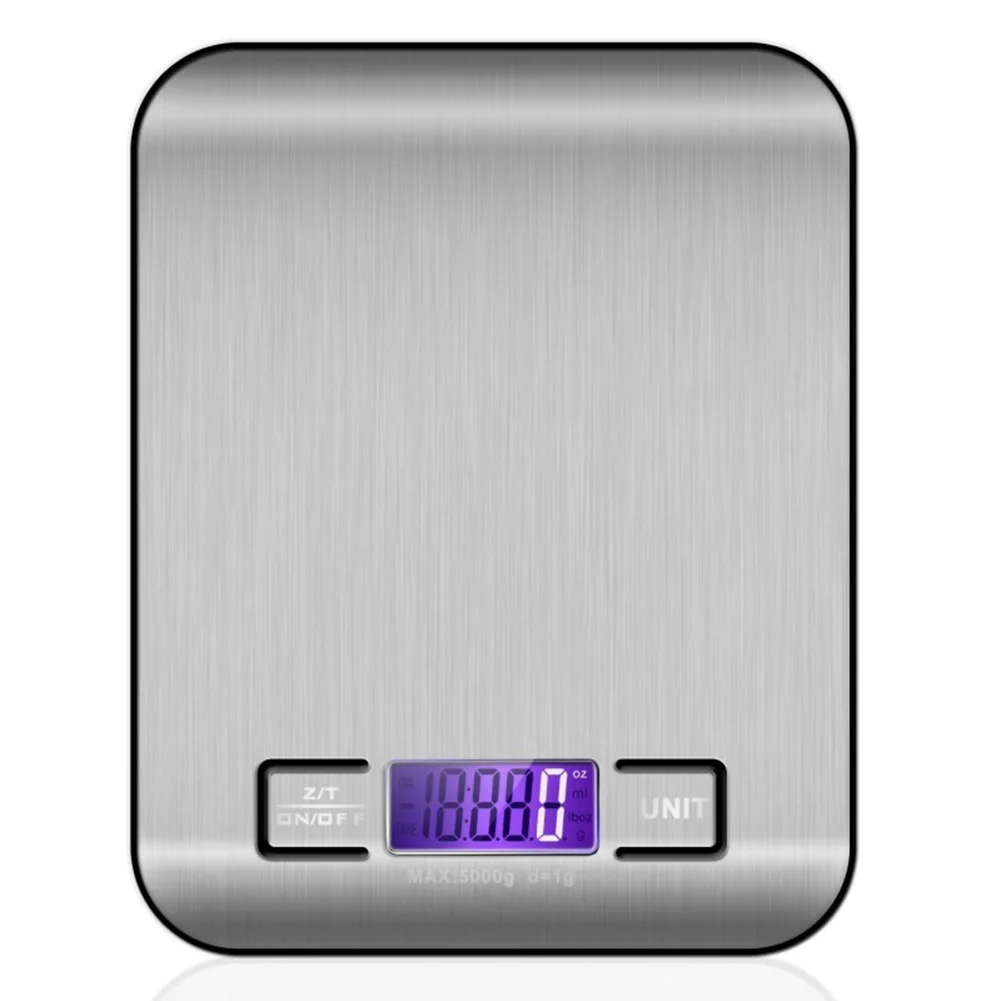 Scale Digital Kitchen Portable High Household Measuring Food Electronic Weighing Tool Stainless Steel