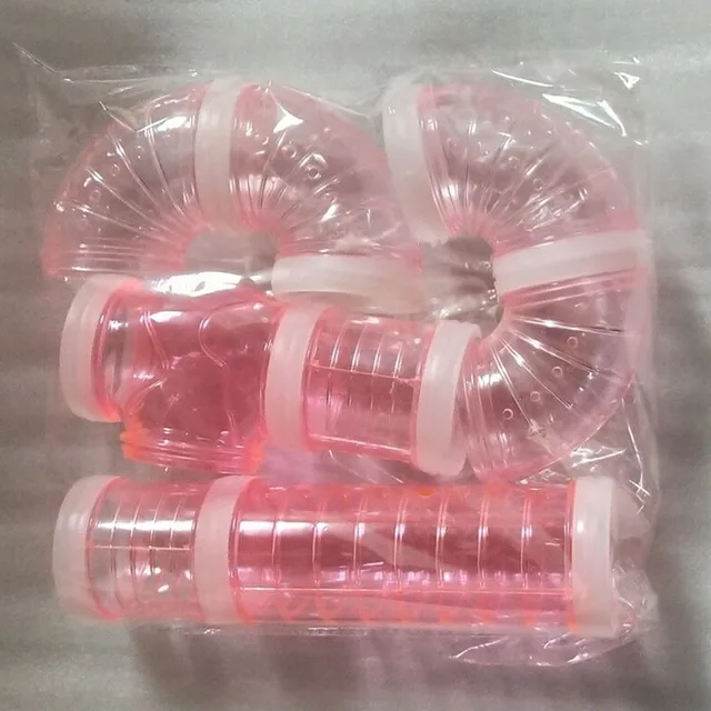 2019 Hot Sell Multi-Style Hamster Tunnel Fittings Transparent Acrylic Cage Hamster Accessories Cheap Small Pet Toys 3