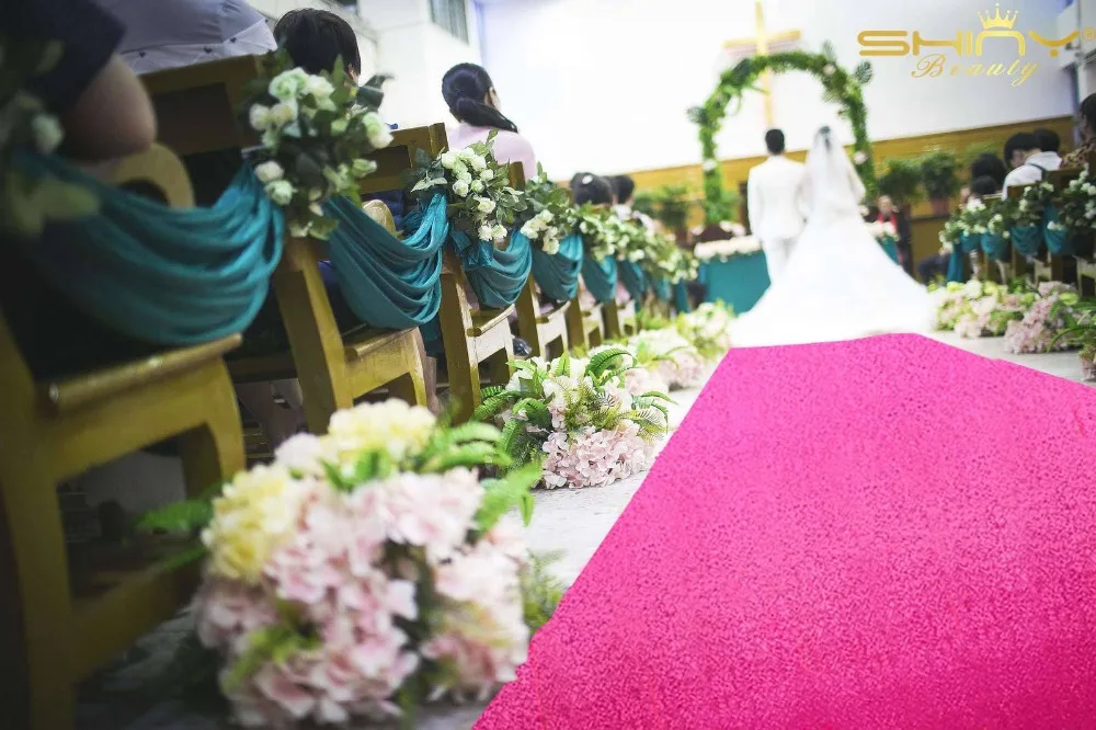 Aisle Runner for Wedding Hot Pink Aisle Carpet for Weddings 2ftx15ft Wedding Isle Runner Outdoor for Party Prom Christmas-M1025