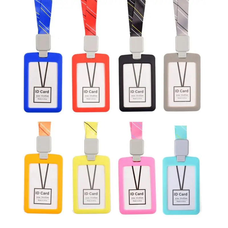 Профессиональный расширенный держатель для карт, держатель для бейджа с ремешком, держатель для бейджа на шею