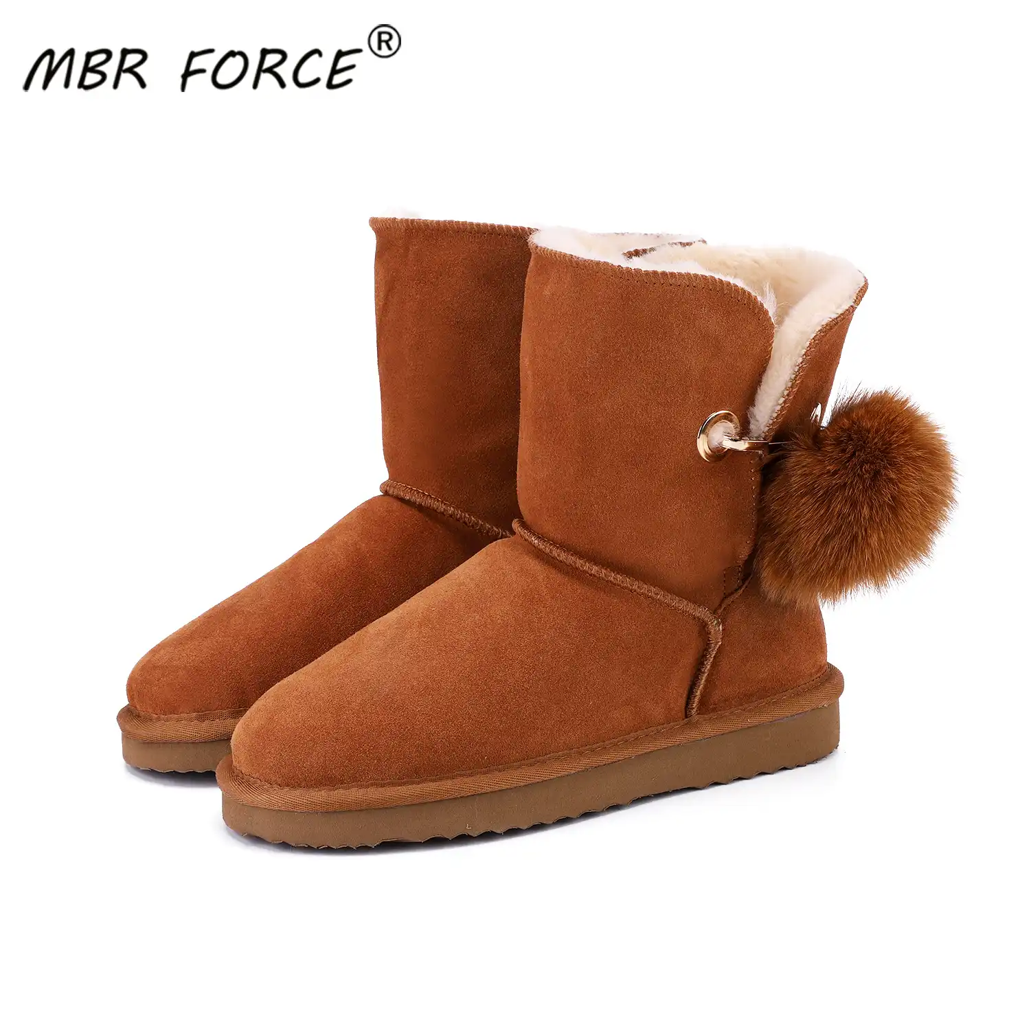 Mbr Force New Fashion Australia Quality Genuine Leather Snow Boots For Women Winter Boots Women Warm Boots Female Shoes Black Aliexpress