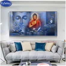 Большой размер Будды иконы на заказ собственный фото 5D DIY алмазная живопись полная квадратная круглая дрель китайский стиль мозаика Алмазная вышивка 3d