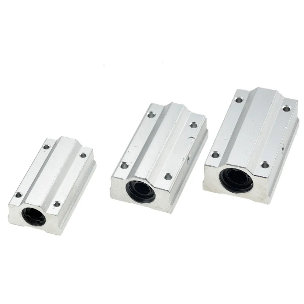 Bloco de Rolamento de Esferas Linear tipo Longo Router Cnc Scs8luu Scs10luu Scs12luu Scs16luu Scs20luu 1pc