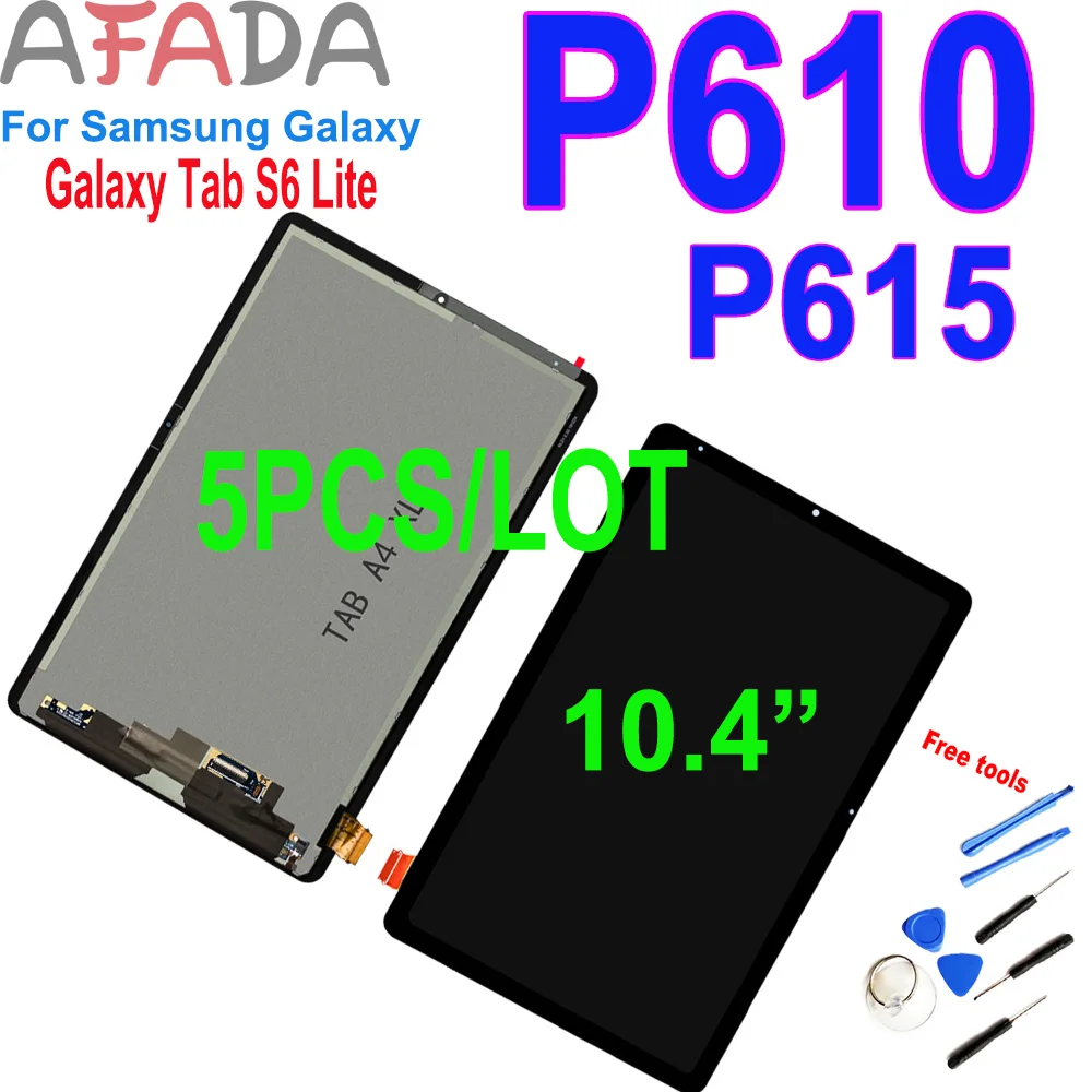10.4" LCD Display For Samsung Galaxy Tab S6 Lite P610 P615 LCD Touch