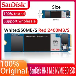SanDisk unidad de estado sólido de alta velocidad, dispositivo Original, nuevo, H3N, 2TB, M.2, NVMe