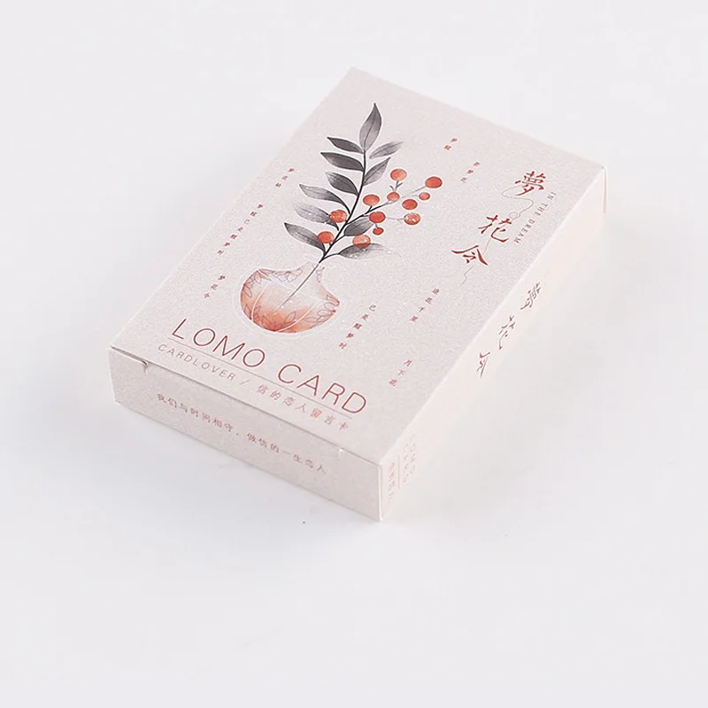 

28 Sheets/Set Dream Flower Plant Series Lomo Card Cartoon Mini Postcard Message Card Christmas Gifts