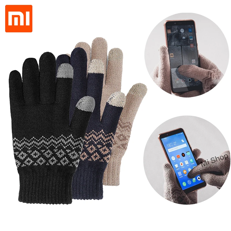 Xiaomi fo перчатки для сенсорного экрана Xiaomi FO Мужские и женские перчатки для сенсорного экрана