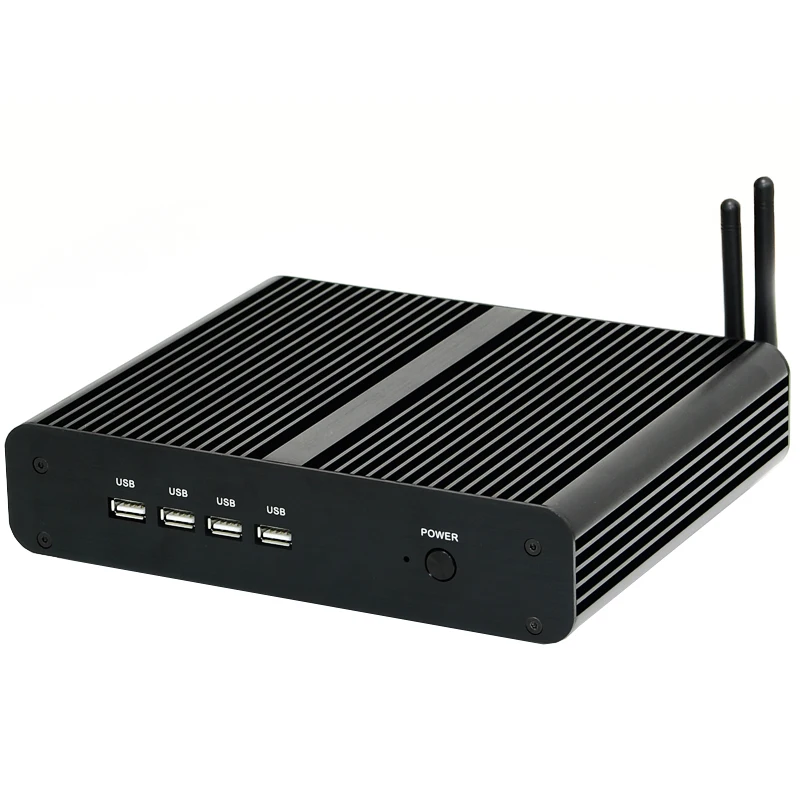 Мини ПК 8 го поколения без вентилятора Intel Core i7 8550U 4K HTPC Quad 8MB Cache Micro компьютер win10 Linux