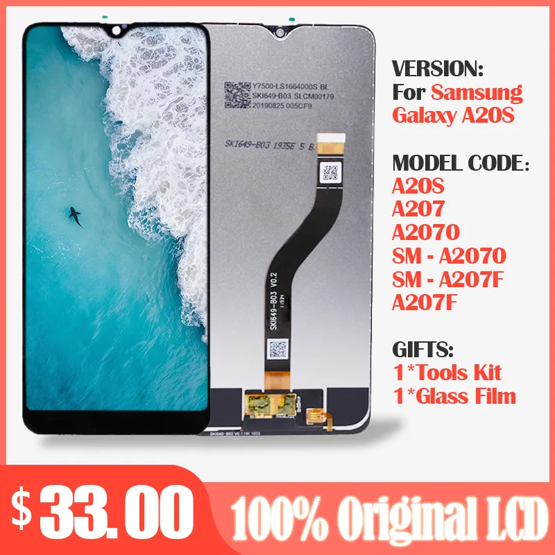 Original Lcd For Samsung Galaxy A20s A207 Lcd Display Touch Screen Digitizer Assembly Replacement For Samsung A20s Lcd Screen Mobile Phone Lcd Screens Aliexpress