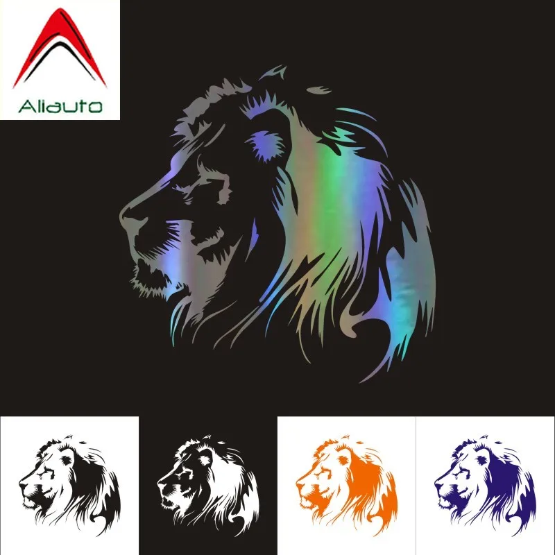 Aliauto Personality Custom Car Stickers Meditation Lion Automobile Motorcycles 3D Reflective Decal Decoration Styling 20cm*19cm |