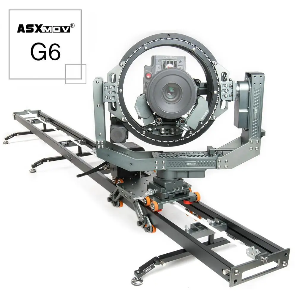 ASXMOV G6, выдвижной стабилизатор времени, видео, dslr камера, слайдер, система, механизированная камера, долли, слайдер, беспроводное приложение, контроллер - Цвет: 200cm Connect Slider