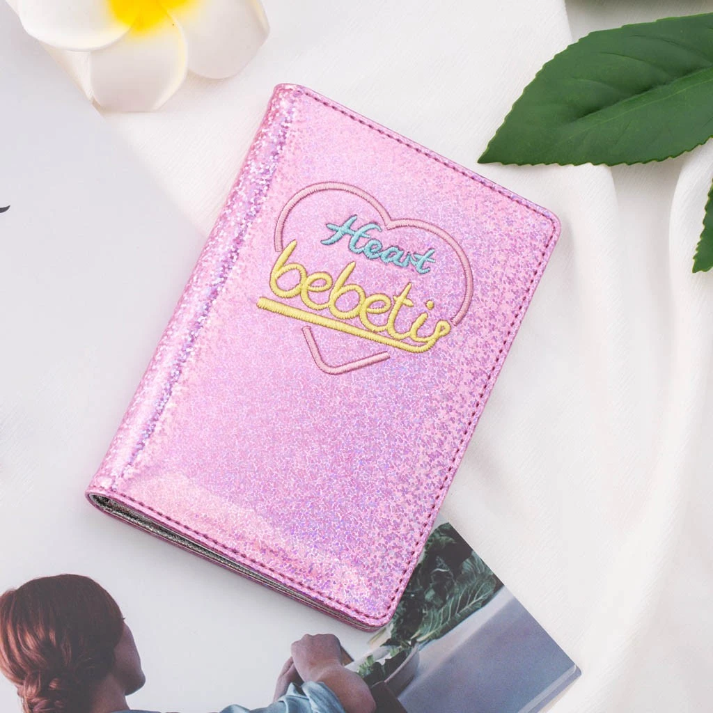 Fashion Trend Women Men ID Credit Card Banquet Letter Card Holder Coin Bag Travel Wallets Holder Double Open 812