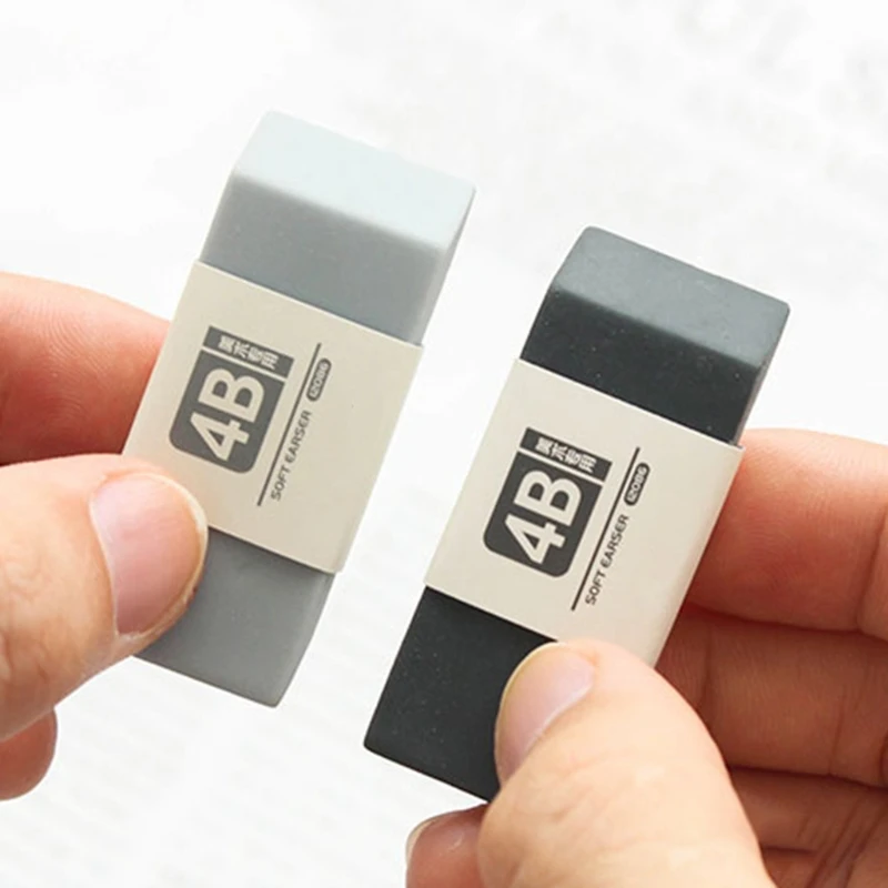 

5pcs 4B Pencil Rubber Eraser Professional Examination Art Drawing Stationery