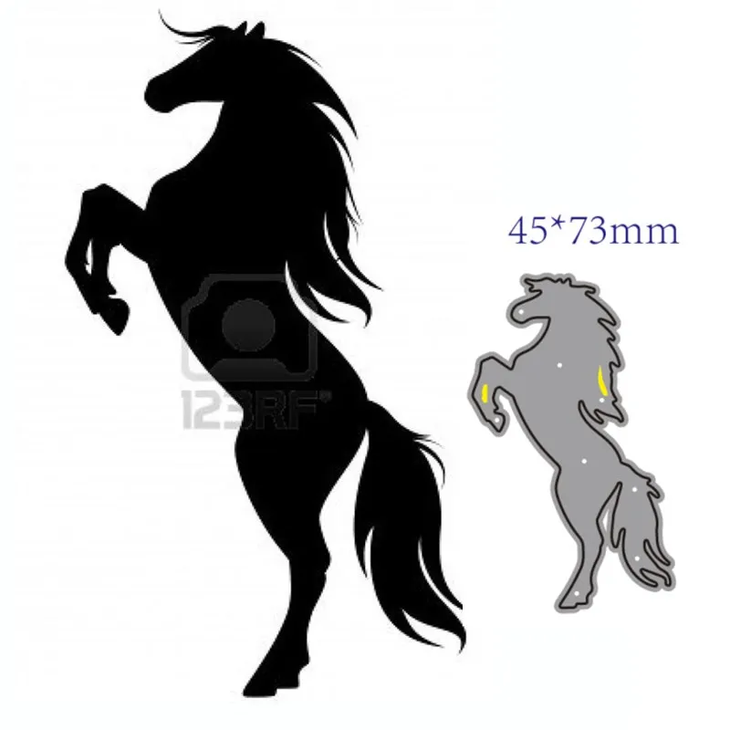 

Металлические штампы для вырезания животных лошади украшения записки бумаги ремесло нож плесень лезвие штампы трафареты умирает