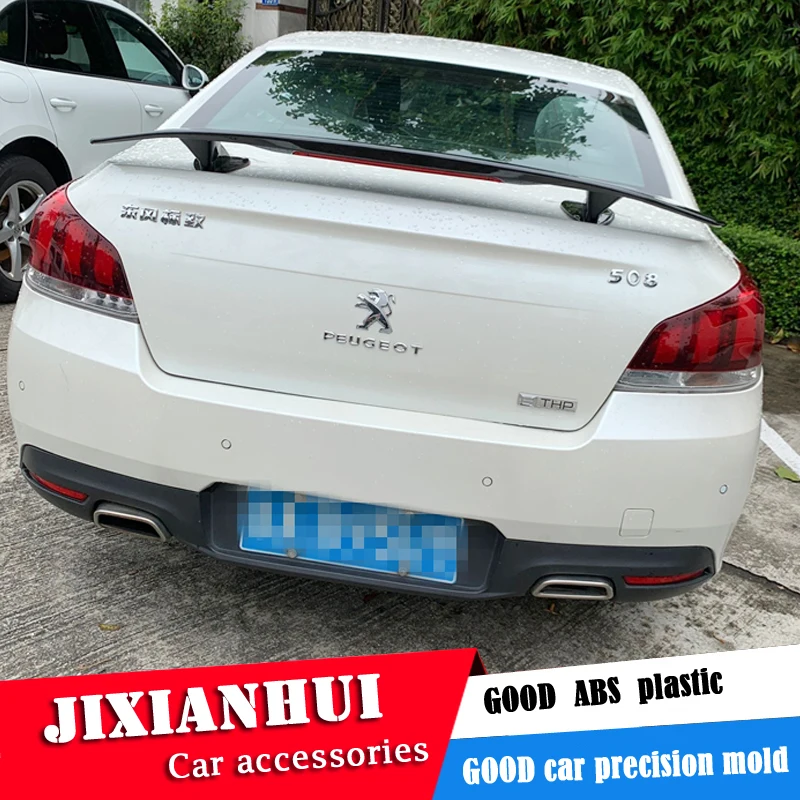 Спойлер для Peugeot 408 2011-2018 508 308 спойлер TF RUIYI из АБС-пластика заднее крыло автомобиля