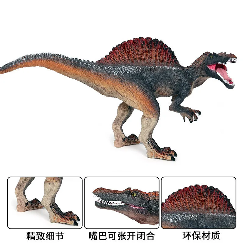 

New Products Model Solid Jurassic World Dinosaur Static Model Ornaments New Style Red Spinosaurus
